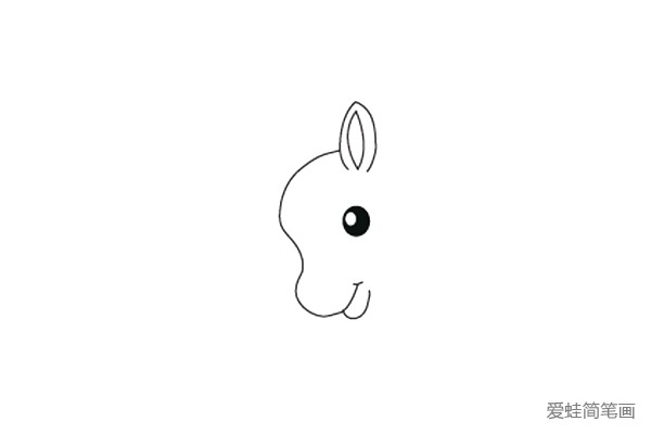 简笔画课程：怎么样简单画出一匹可爱的小马