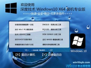 深度Windows 10专业版|Windows 10专业版原版64位镜像