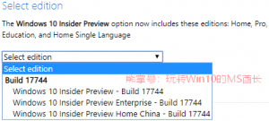 Windows 10 1809准正式版17744 ISO镜像下载