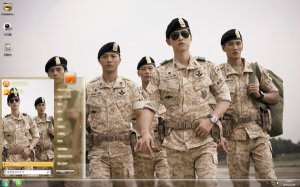 太阳的后裔宋仲基Windows 7主题