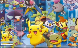 皮卡丘可爱Windows 7主题